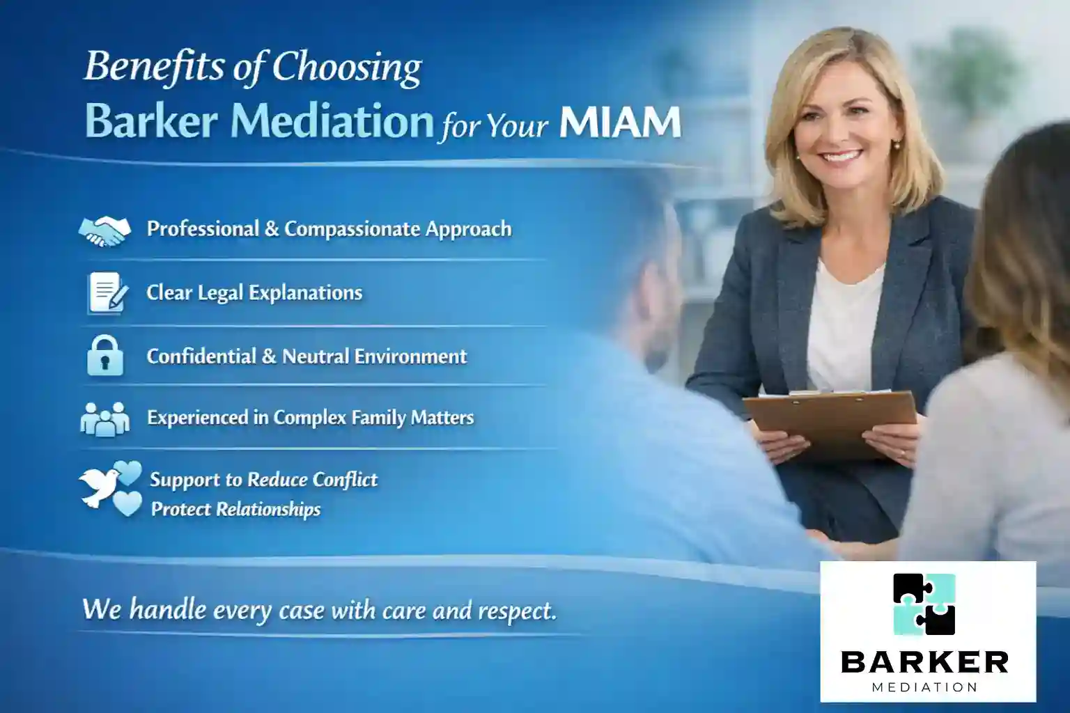 Benefits of Choosing Barker Mediation for Your MIAM Durham