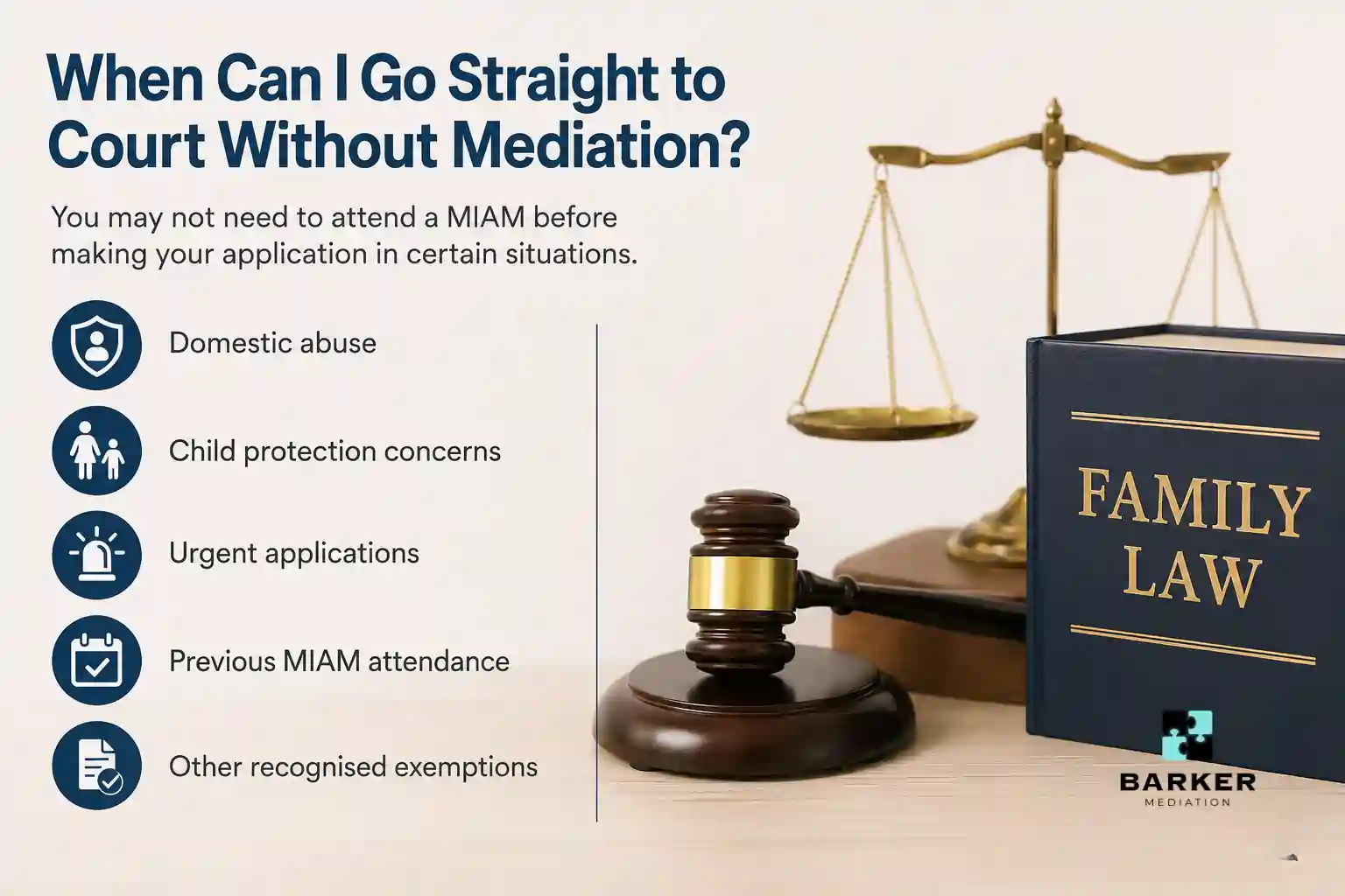 When Can I Go Straight to Court Without Mediation Durham?